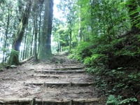 階段状の坂道