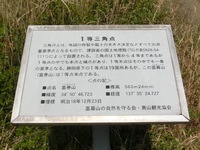 「富幕山の自然を守る会・奥山観光協会」が設置した看板