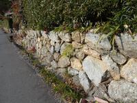石灰岩の石垣