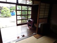 旧津倉家の清掃