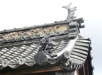 蓮覚寺山門の屋根