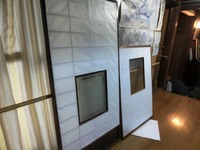 仕上がった障子