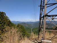 送電線鉄塔の下