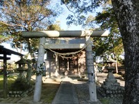 「戦捷紀念」の石鳥居