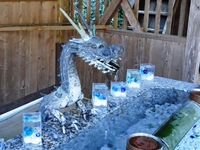 吐水口の「龍」
