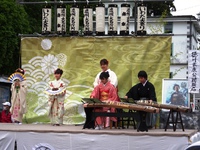うめたちあきさんと「日本舞踊とお筝演奏」