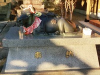 谷崎天神社の臥牛