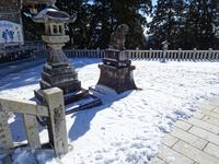 秋葉神社上社の雪景色