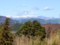 南アルプスの山々