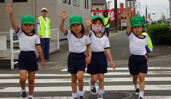 つき組　初めての交通教室