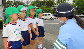 つき組　初めての交通教室