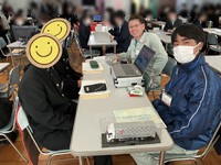 今年も浜商企業懇談会に若手社員（とベテラン部長）が参加しました。