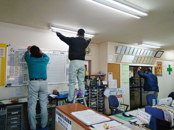 本社営業所 大掃除！