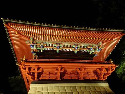 「天下泰平の竹あかり」国宝・久能山東照宮 夜間特別拝観に行ってきました。