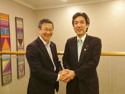 城内実環境副大臣との意見交換会を開催しました。