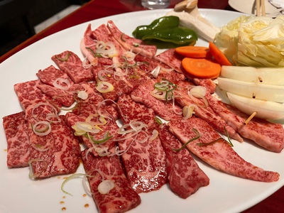 娘のゴチで焼肉 ♪