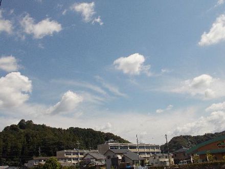 今日の雲