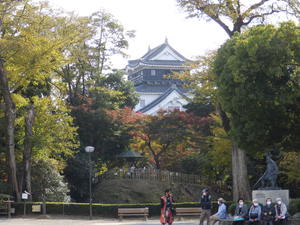 岡崎城の石垣