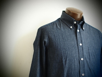 JAMES MORTIMER / Brushed Denim B.D. Shirt 2014/08/17 13:31:38
