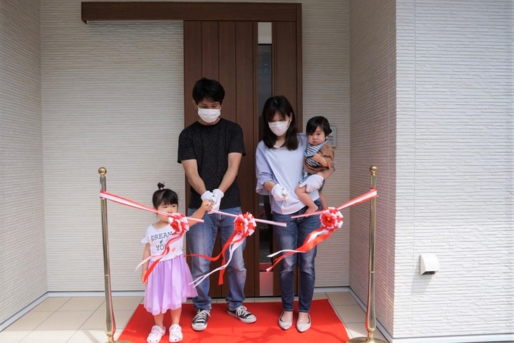 ご新築おめでとうございます 掛川市 原田工務店のブログ ビリーブの家