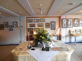 押し花展示会