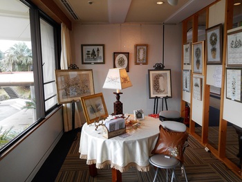 押し花展示会