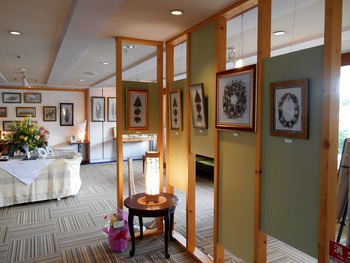 押し花展示会
