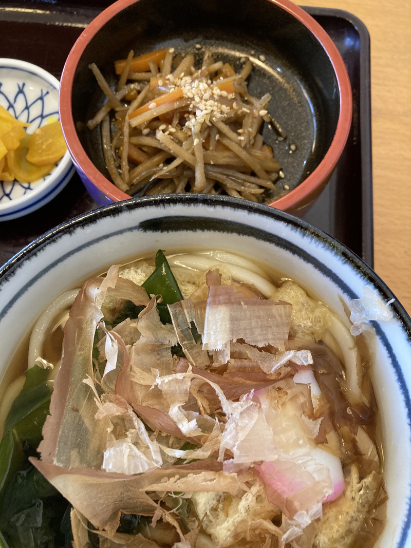 遠州庵のうどん定食