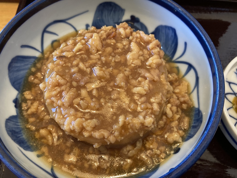 遠州庵のうどん定食