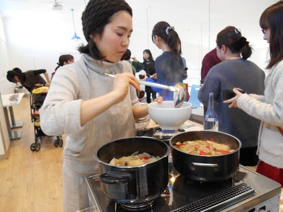 野菜の重ね煮レッスン、好評でした！