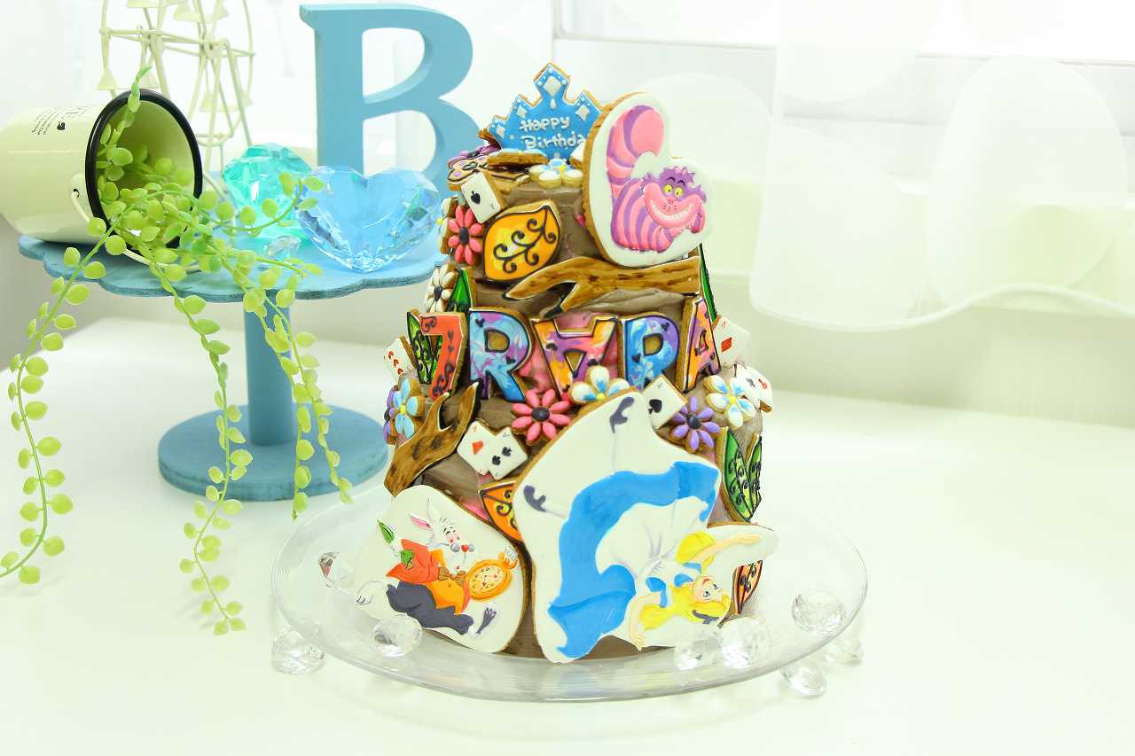 作成記録 長女７歳のお誕生日ケーキ アイシングクッキーセット Blue De Roi ブルードロワ オーダーアイシングクッキー専門店浜松市