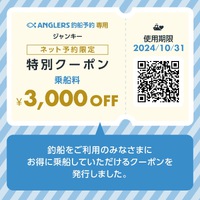 お得な乗船クーポン！ 2024/10/15 09:00:26