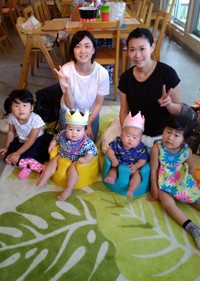 ☺　ママといっしょに　ランチパーティー　カフェうさぎや　ご来店ありがとうございます～ 2017/07/22 17:33:17