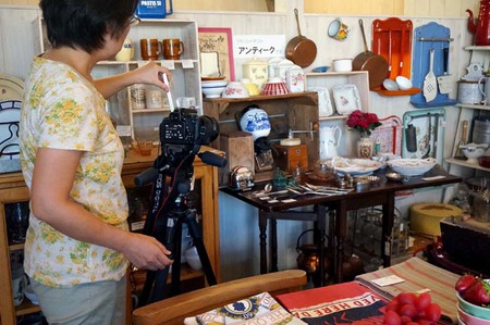 「すてきな雑貨屋さん」の取材がありました。