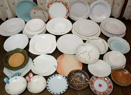 うつわや展　陶器市　300円均一　丸皿