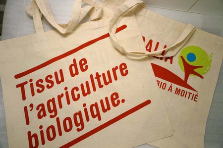 フランス買付品　スーパー「モノプリ」と「ナチュラリア」のエコバッグ