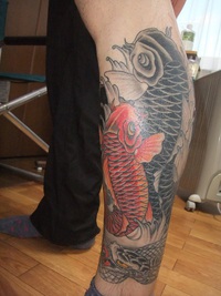 鯉、金魚、菊!