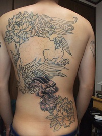 唐獅子牡丹!