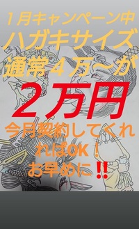 キャンペーン中