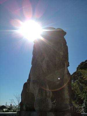 二宮神社の狛犬２