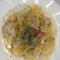 魚貝のクリーム　
スパゲティ… 2020/12/20 16:50:05