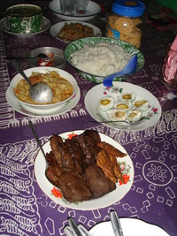 村の食事