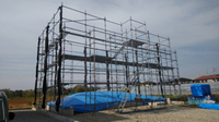 住たくeco工房　先行足場