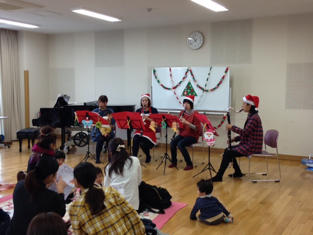 12月10日　クリスマス親子コンサートを開催しました！