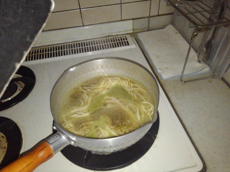 抹茶入りそうめん