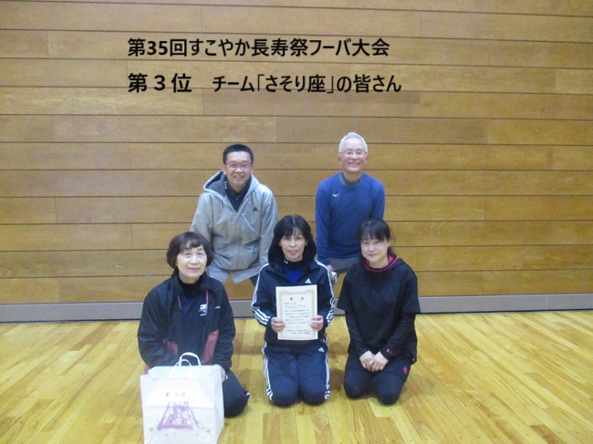 第35回すこやか長寿祭フーバ大会の結果