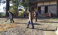 お宮の掃除 2021/01/30 14:01:57