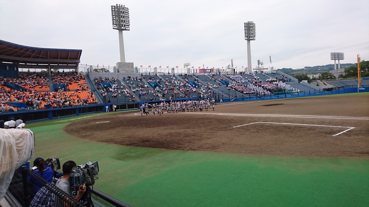 夏の高校野球静岡大会 袋高 対 浜商 準決勝
