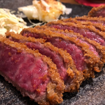 浜松初≪牛かつ定食≫