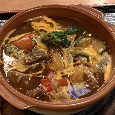 湯での食事